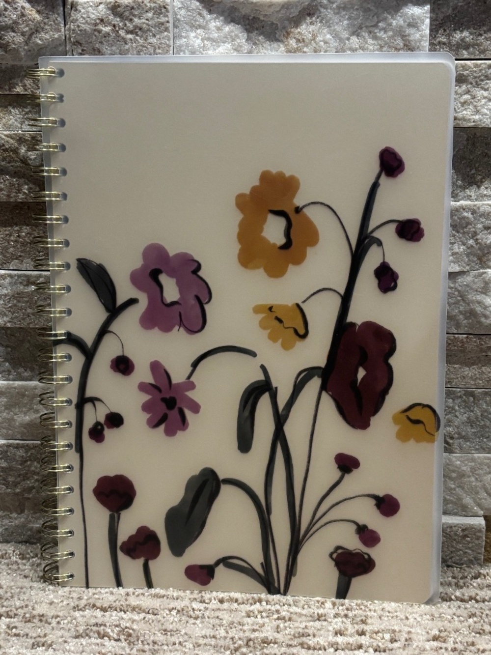 nota Floral Large Coiled Notebook